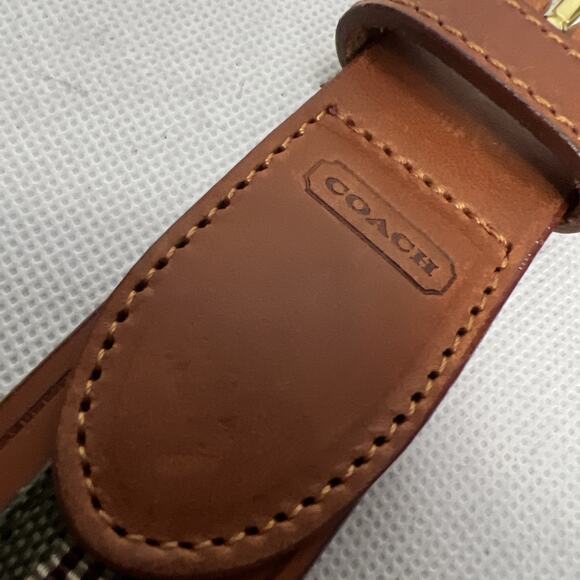 Coach British Tan Leather Belt Made in Italy size 34 - Picture 4 of 7